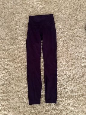 Dark Court Purple Lululemon align 25” leggings